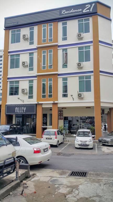 Residence 21 Boutique Inn Miri Exterior foto